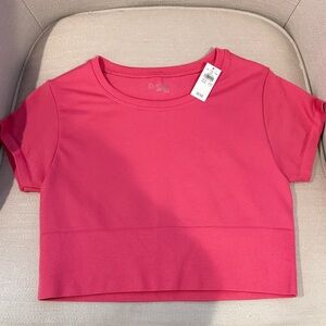 Aerie Vibrant Pink Crop Top